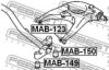 MITSUBISHI MB809200 Mounting, axle beam